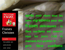 Tablet Screenshot of fraiseschristen.com